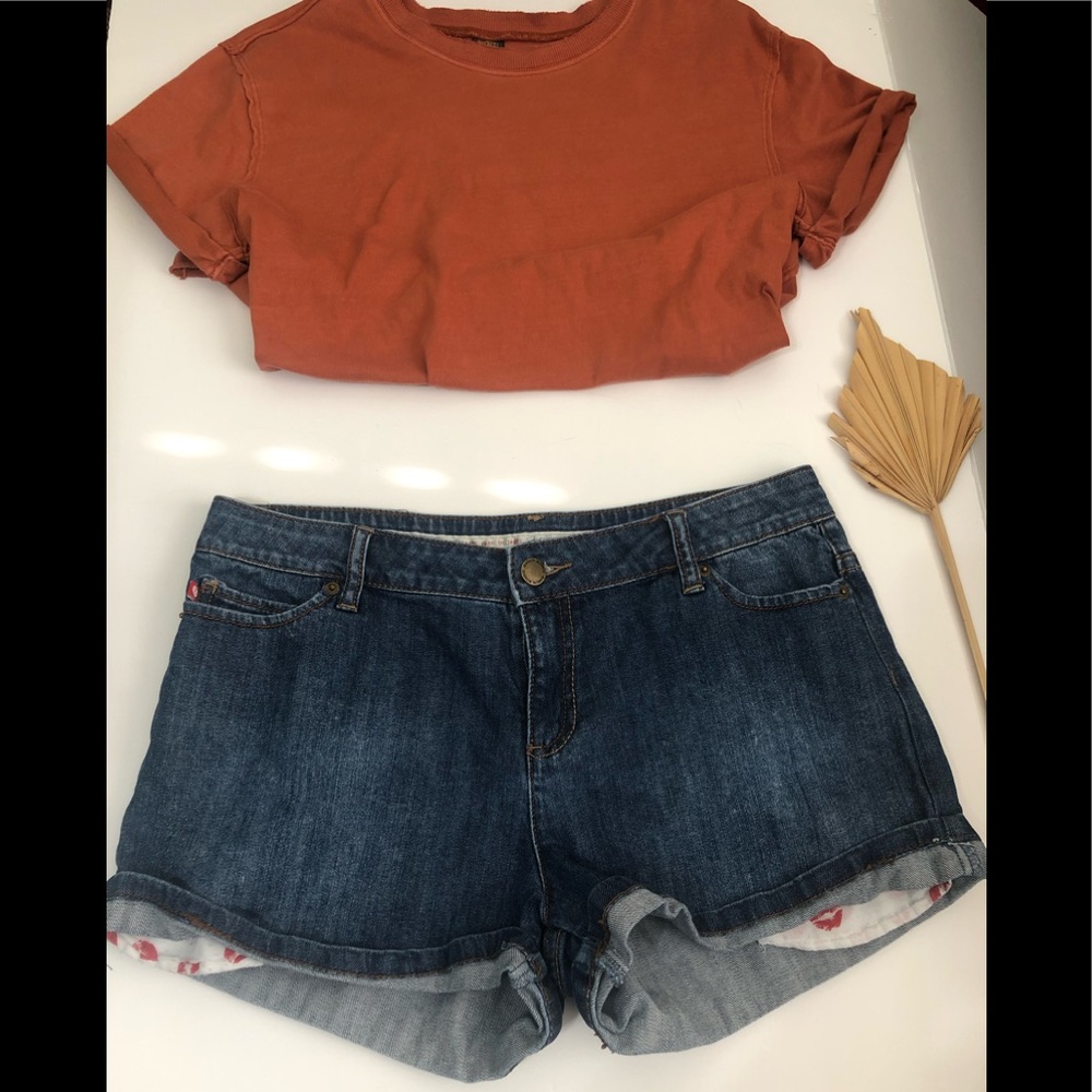 Marilyn Monroe Cuffed Jean Shorts